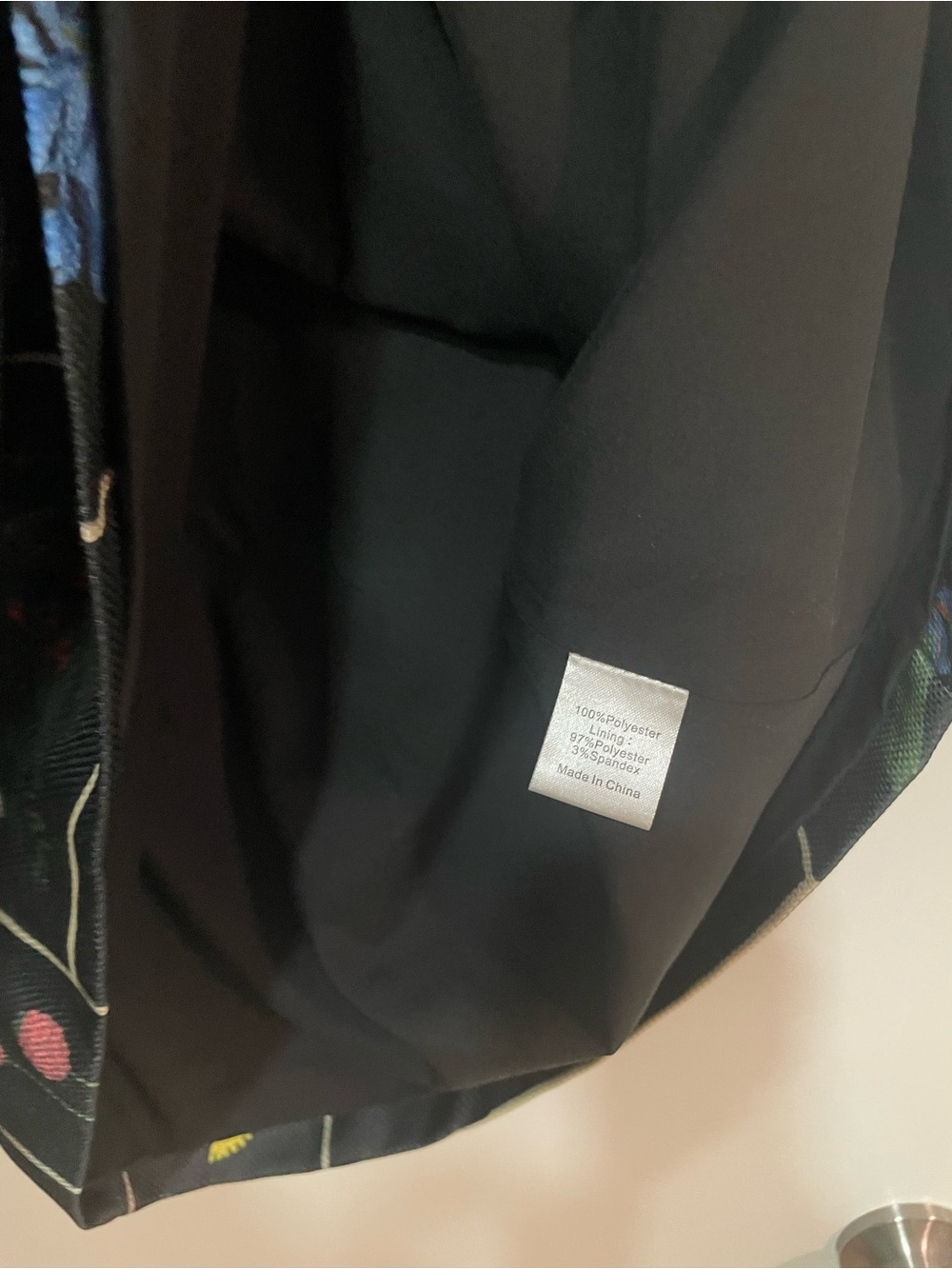 Tuckernuck Black Grid Floral A-Line Mini Dress - Picture 12 of 15